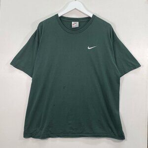 Green Nike Swoosh Tee